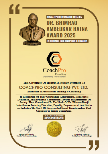 CoachPro Consulting Bhimrao Ambedkar Award 2025