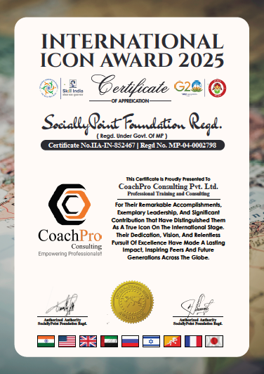 CoachPro Consulting International Icon Award 2025